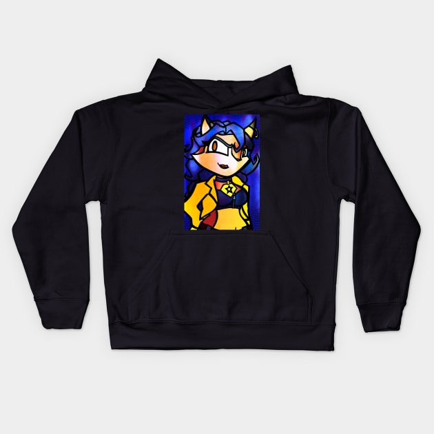 Carmelita Fox Kids Hoodie by ScribbleSketchScoo